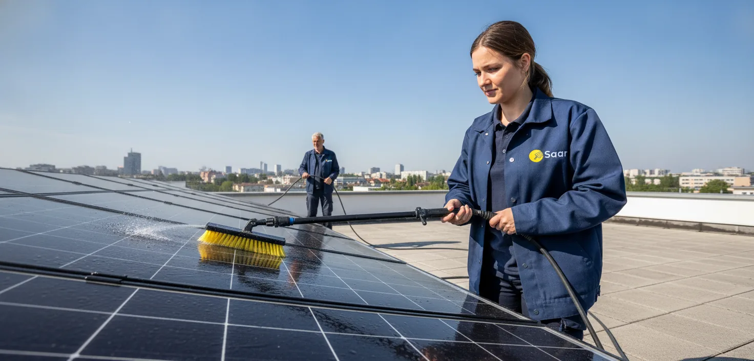 Solaranlagenreinigung im Saarland für mehr Ertrag