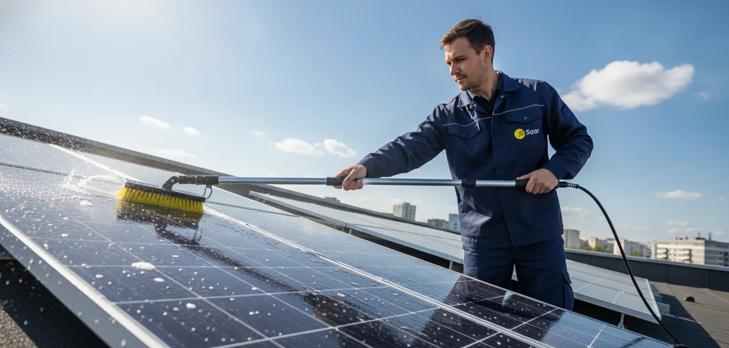 Solaranlagenreinigung im Saarland
